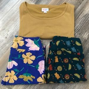 LuLaRoe Irma and Leggings Set